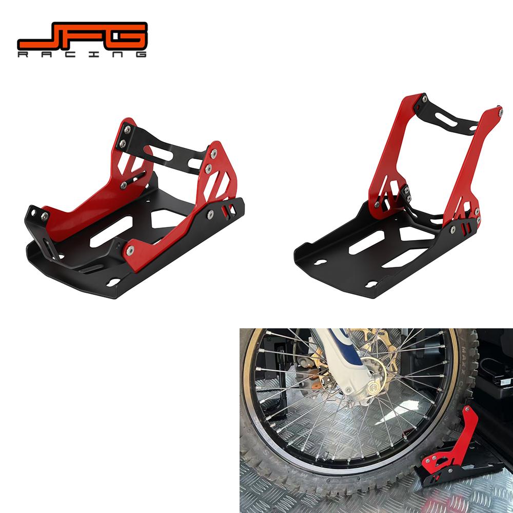 Cycling Gear Stand - مقطورة رف مقطورة الإطار العجلة الأمامية