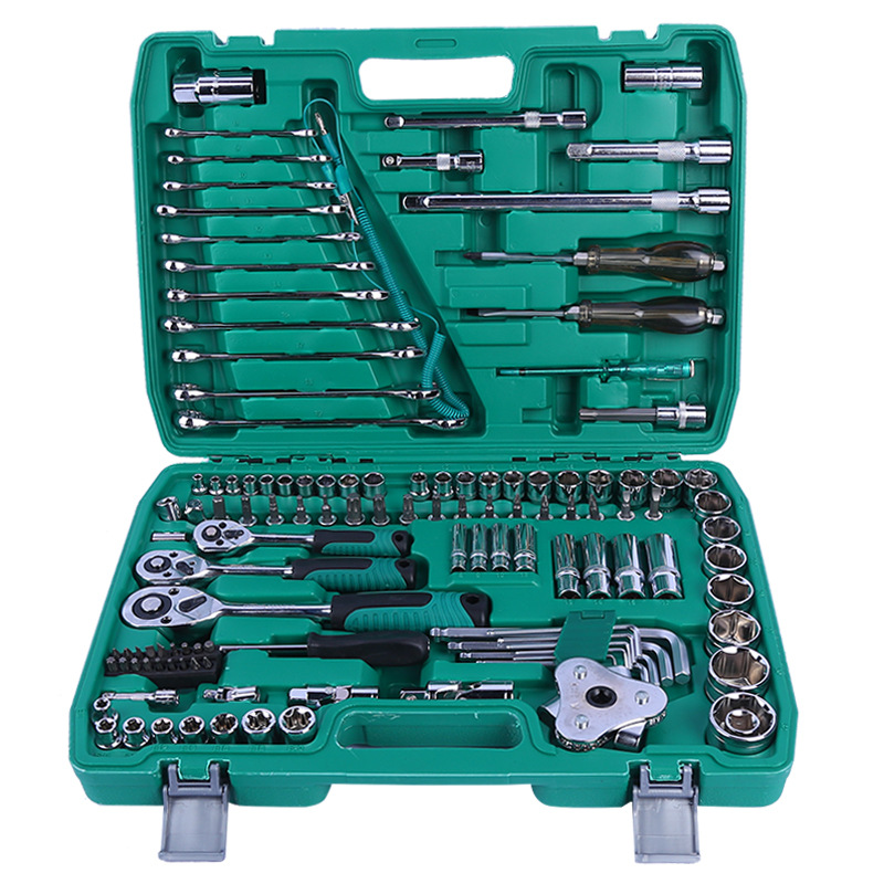 Bicycle Repair Kit - مجموعة من 121 قطعة من الآلات