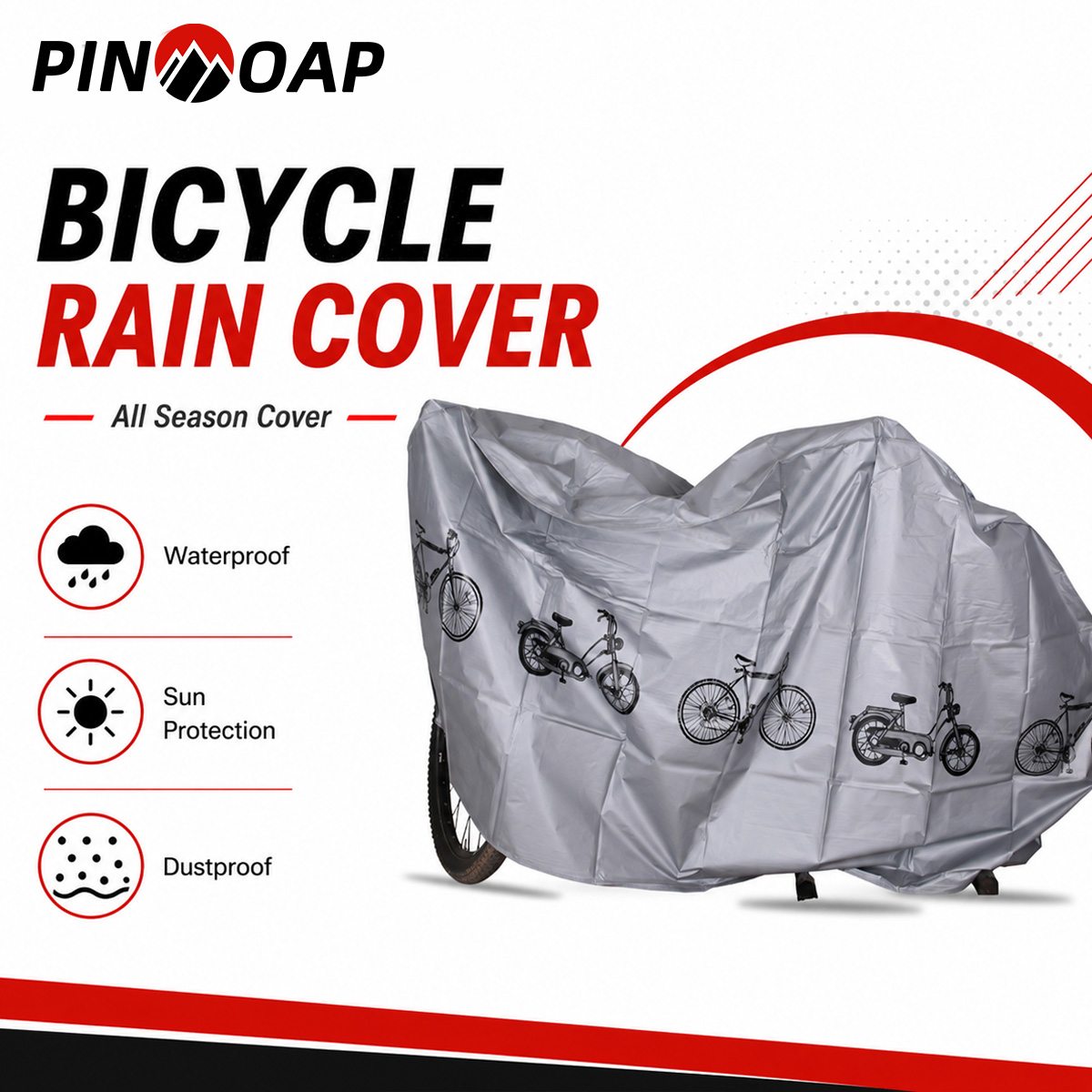 Cycling Gear Organizer - غطاء دراجة هوائية عالمي مقاوم للماء