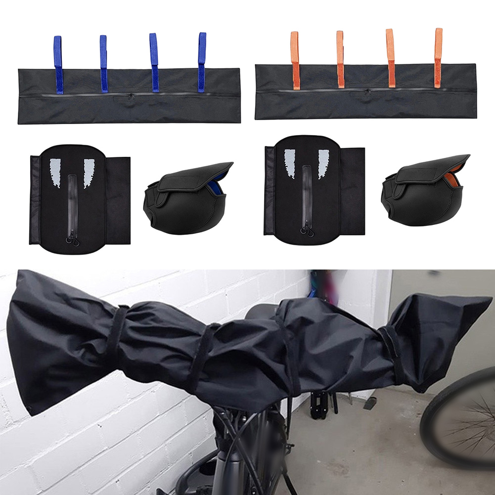 Cycling Gear For Commuting - مجموعة أغطية عاكسة للضوء للدراجات الكهربائية،