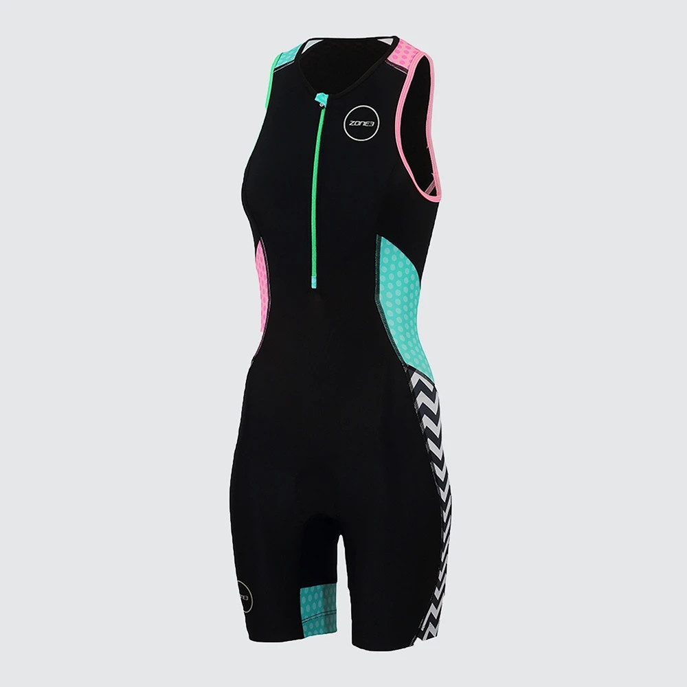 Cycling Gear Ladies - بدلة الترياتلون ZONE3 للنساء ، لباس