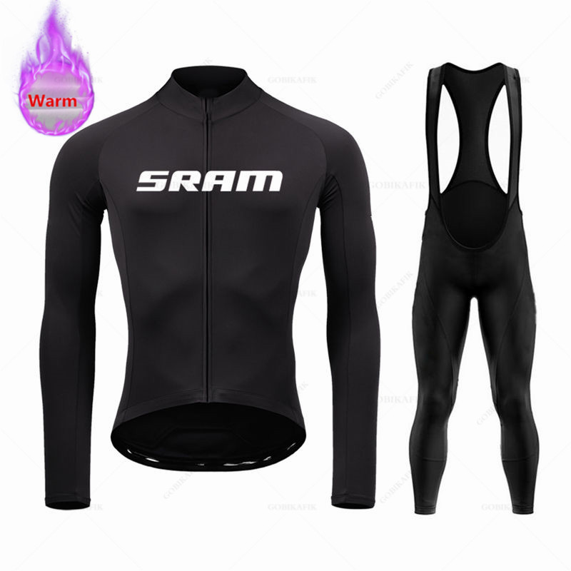 Cycling Gear Clothing - فريق Sram طويل الأكمام من القميص