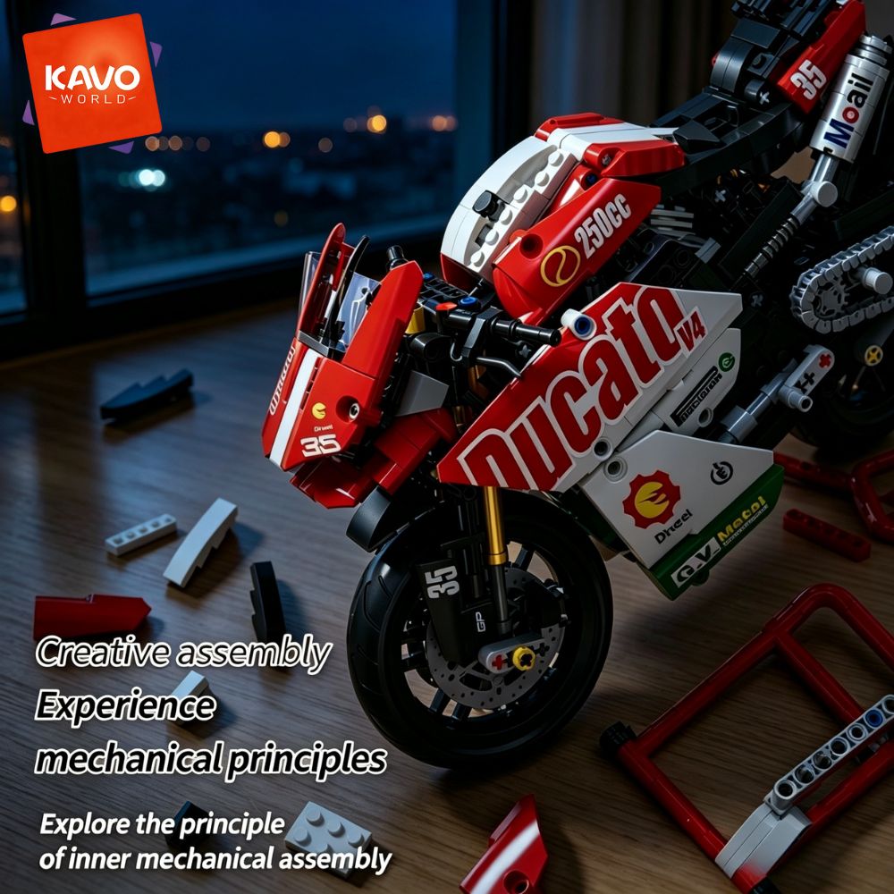 Cycling Gear Stand - مجموعة بناء دراجة سباق KAVOWORLD 883
