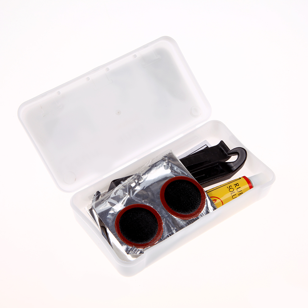 طقم أدوات إصلاح ثقوب الإطارات، - مراجعة Bicycle Repair Kit وسعره