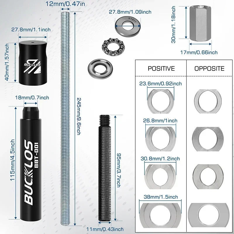 أدوات تثبيت وإزالة قوس BUCKLOS - مراجعة Bicycle Repair Kit وسعره