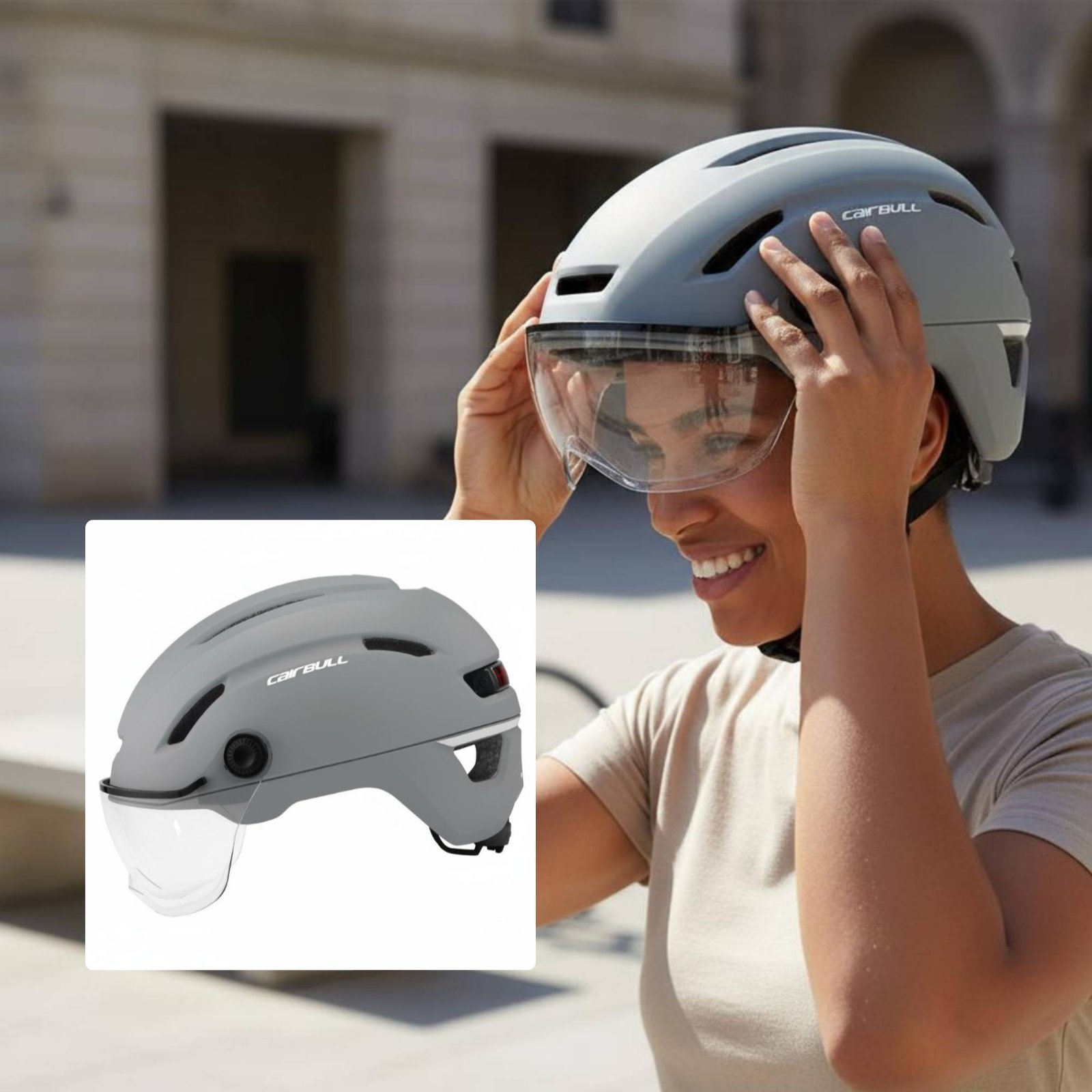 خوذة الدراجات الكهربائية للتنق - مراجعة Cycling Gear Pas وسعره