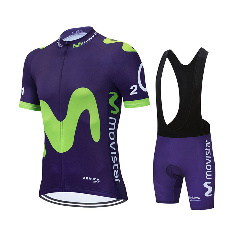 جديد الصيف Movistar فريق الدرا - مراجعة Cycling Gear Clothing وسعره