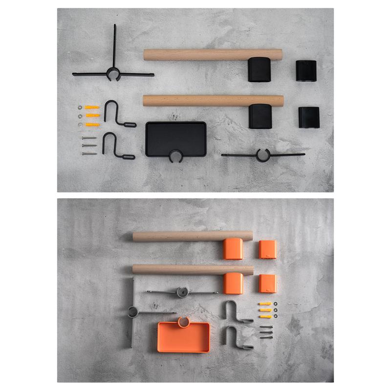 حامل جداري للدراجات من خشب الز - مراجعة Cycling Gear Organizer وسعره