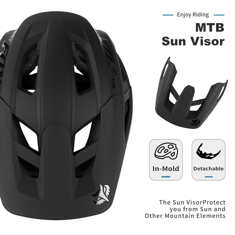 BATFOX خوذة الدراجة الجبلية يم - مراجعة Cycling Gear Pas وسعره