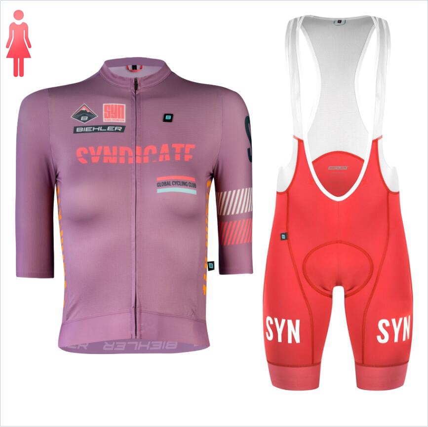 SYN-Purple قميص قصير الأكمام و - مراجعة Cycling Gear Women Sale وسعره