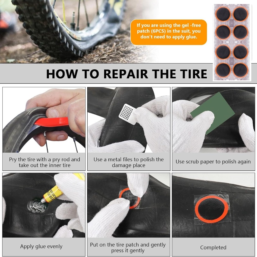 طقم إصلاح إطارات الدراجات، مجم - مراجعة Bicycle Repair Kit وسعره